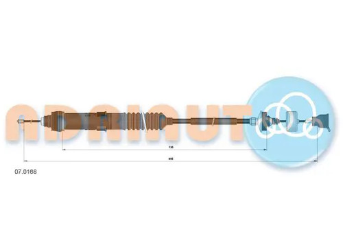 Clutch cable with - , automatic