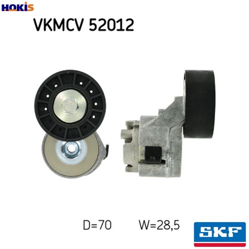 Belt tensioner vribbed - vribbed,