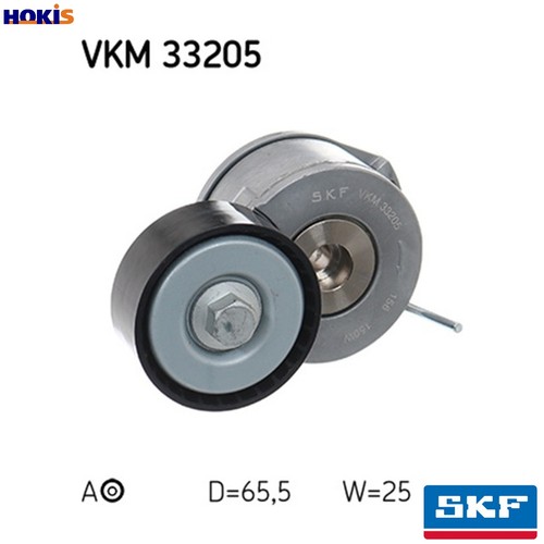 Belt tensioner vribbed - belt,