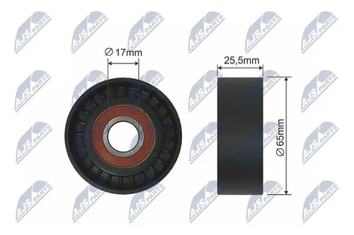 Belt tensioner pulley - v-belt,
